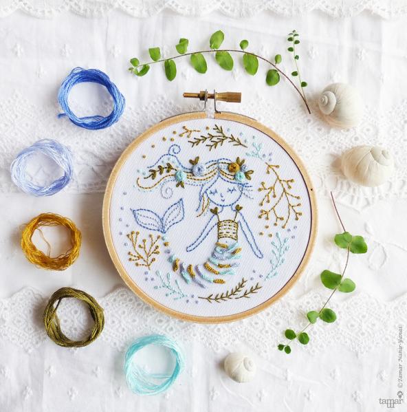 Mermaid Dreams - Tamar Nahir-Yanai - Embroidery Kit