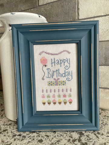 Mini Birthday (Mini Celebrations) - From the Heart - Cross Stitch Pattern