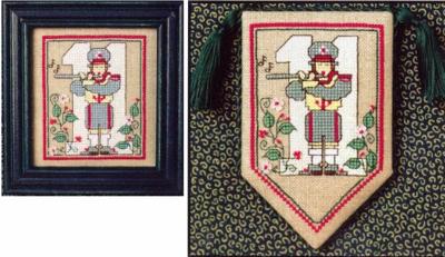 Eleven Pipers Piping - The Sweetheart Tree - Cross Stitch Pattern