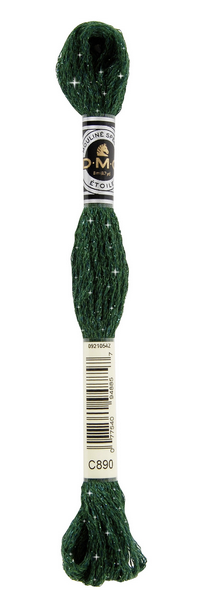 Mouliné Étoile - C890 (Ultra Dark Pistachio Green) - DMC Embroidery Floss