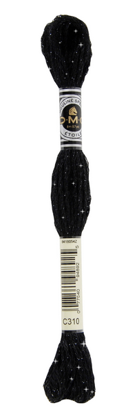 Mouliné Étoile - C310 (Black) - DMC Embroidery Floss