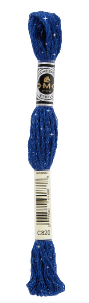 Mouliné Étoile - C820 (Very Dark Royal Blue) - DMC Embroidery Floss