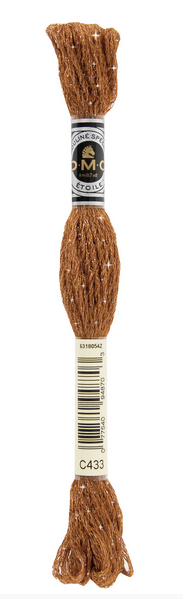 Mouliné Étoile - C433 (Medium Brown) - DMC Embroidery Floss