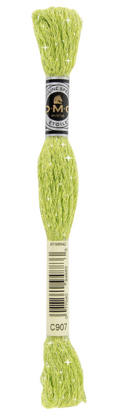 Mouliné Étoile - C907 (Light Parrot Green) - DMC Embroidery Floss