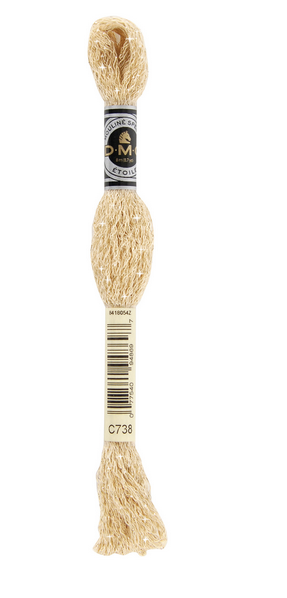 Mouliné Étoile - C738 (Very Light Tan) - DMC Embroidery Floss