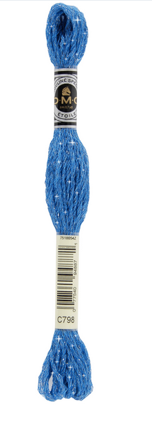 Mouliné Étoile - C798 (Dark Delft Blue) - DMC Embroidery Floss