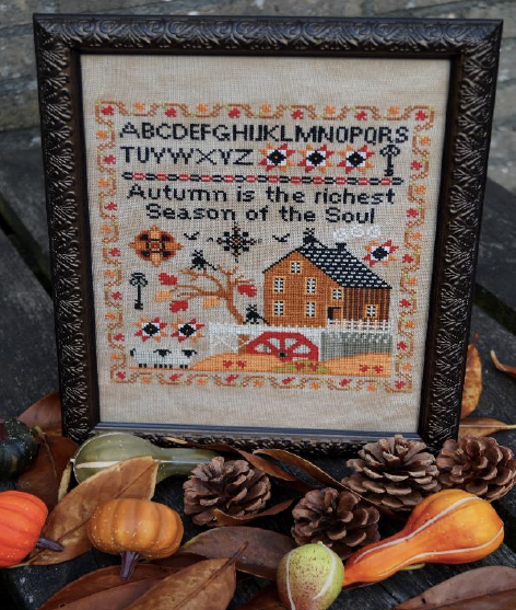 The Richest Season of the Soul - Twin Peak Primitives - Cross Stitch Pattern