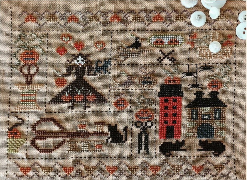 35 ct Linen "Ginger" - Nikyscreations - Cross Stitch Fabric