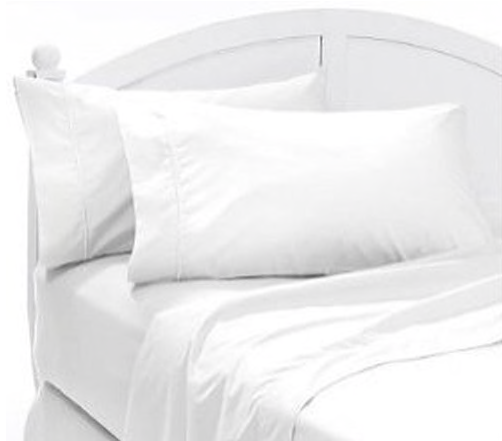 Regular Size Pillowcases (2 Pack) "Bright White" - Aunt Martha's - Embroidery Fabric