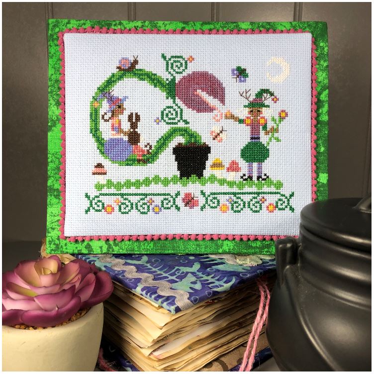 Spring Witches - Bendy Stitchy Designs - Cross Stitch Pattern