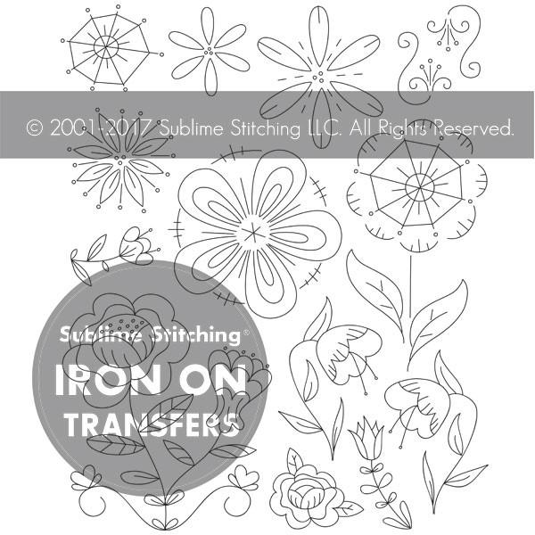 Fantasy Flowers Small Pack - Sublime Stitching - Embroidery Pattern