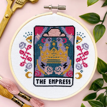 The Empress Tarot Card - Innocent Bones - Cross Stitch Kit