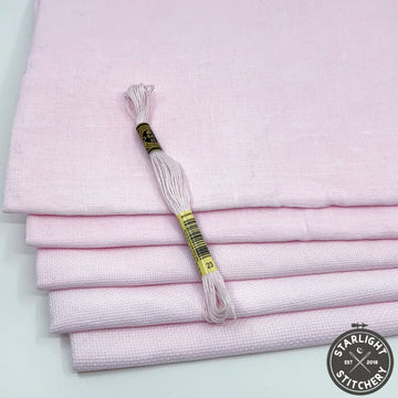 "Blush" Atomic Ranch Fabrics - Hand Dyed Cross Stitch Fabric