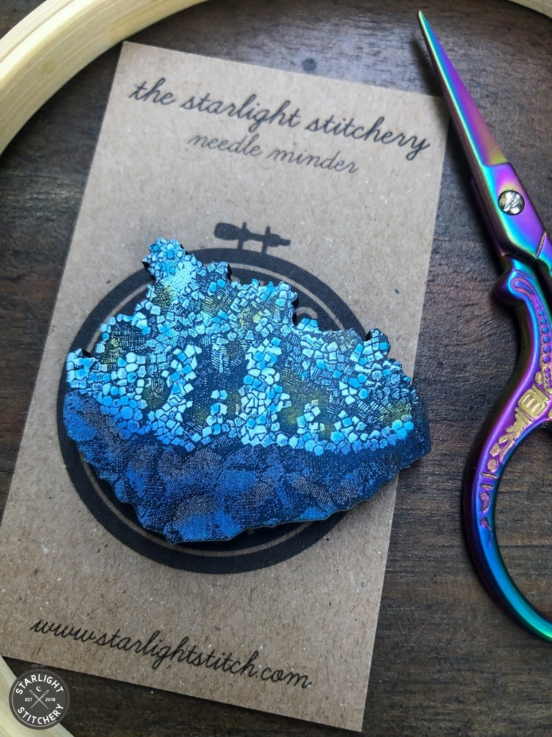 Crystals Wooden Needle Minders