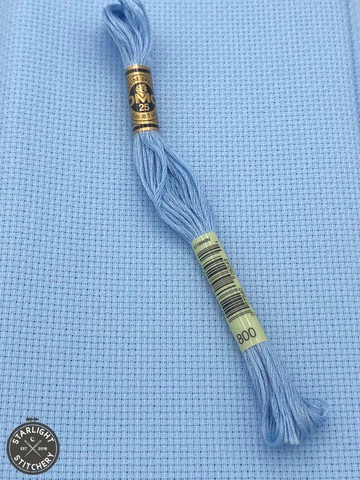 14 ct Aida "Light Blue" - Wichelt - Cross Stitch Fabric
