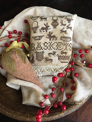 Antique Bunnies & Baskets - Shakespeare's Peddler - Cross Stitch Pattern