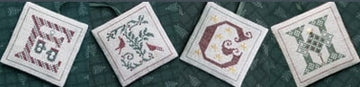 Alphabet Ornaments #2: E F G & H - The Drawn Thread - Cross Stitch Pattern