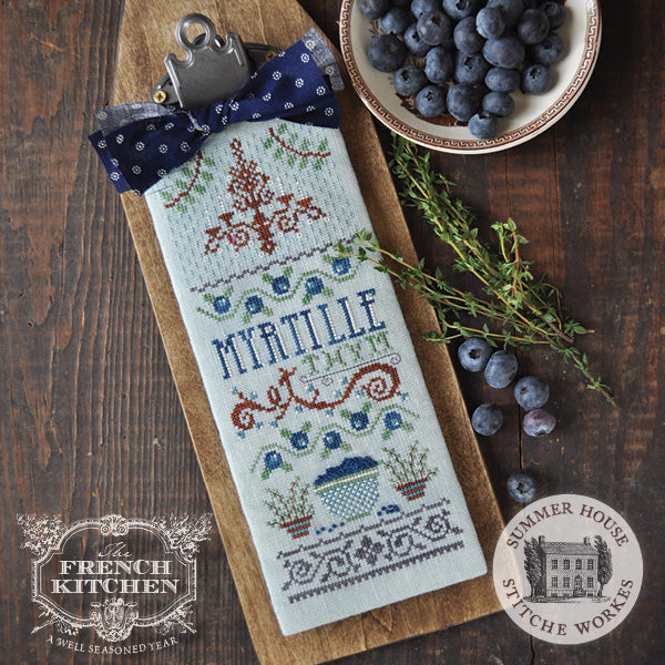 The French Kitchen: Myrtille et Thym (Blueberry & Thyme) - Summer House Stitche Workes -Cross Stitch Pattern