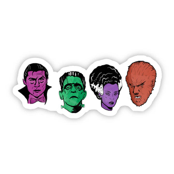 Spooky Monsters Halloween Sticker - Big Moods