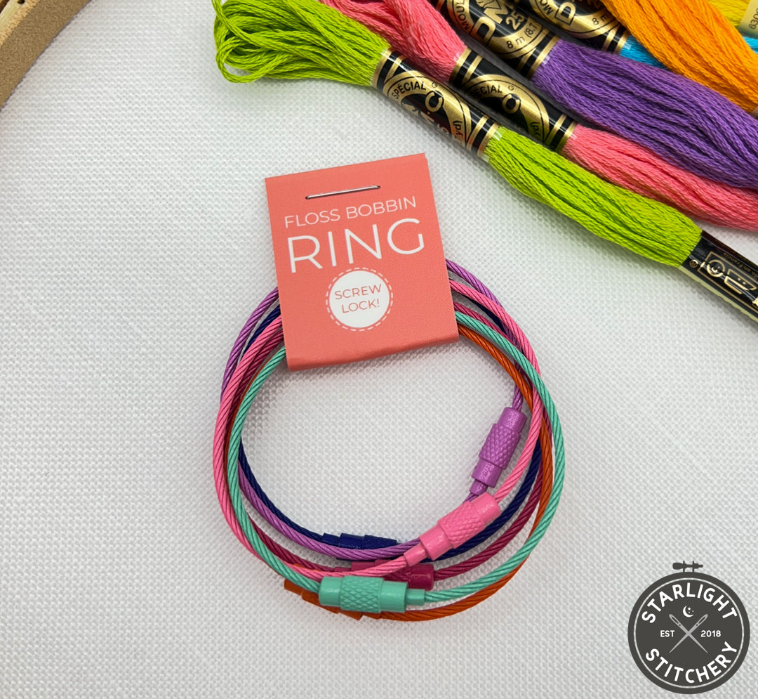 Twist Lock Bobbin Rings - Stitched Modern - Cross Stitch Notions