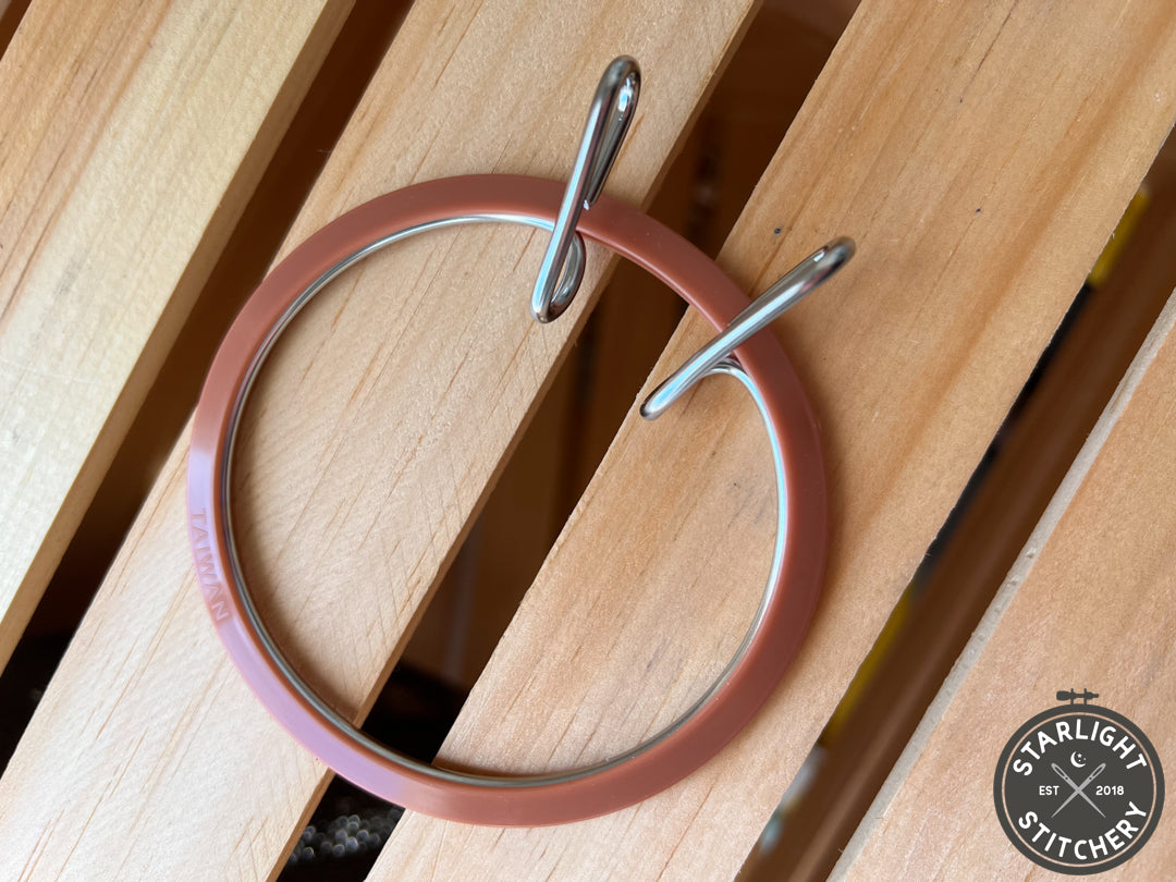 Spring Tension Hoop 3.5" Round - Frank A. Edmunds - Embroidery Hoop