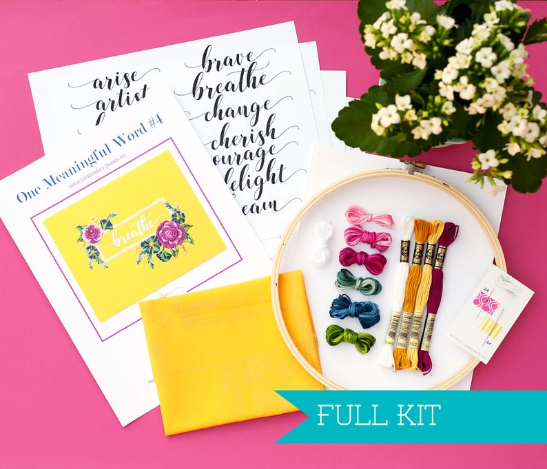 One Meaningful Word #4 - Lolli & Grace - Embroidery Kit