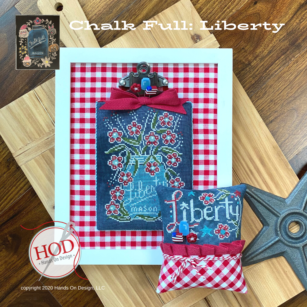 Liberty (Chalk Full #7) - Hands On Design - Cross Stitch Pattern