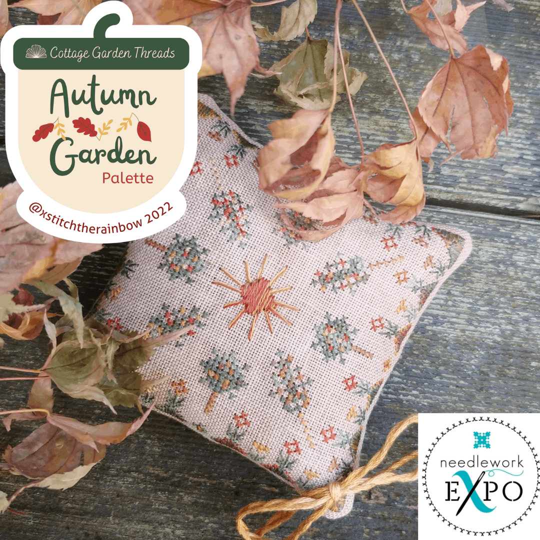 Just Turning (Autumn Garden Palette Series) - Mojo Stitches - Cross Stitch Pattern