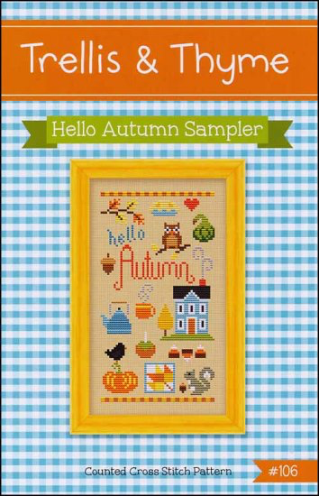 Hello Autumn Sampler - Cross Stitch Pattern