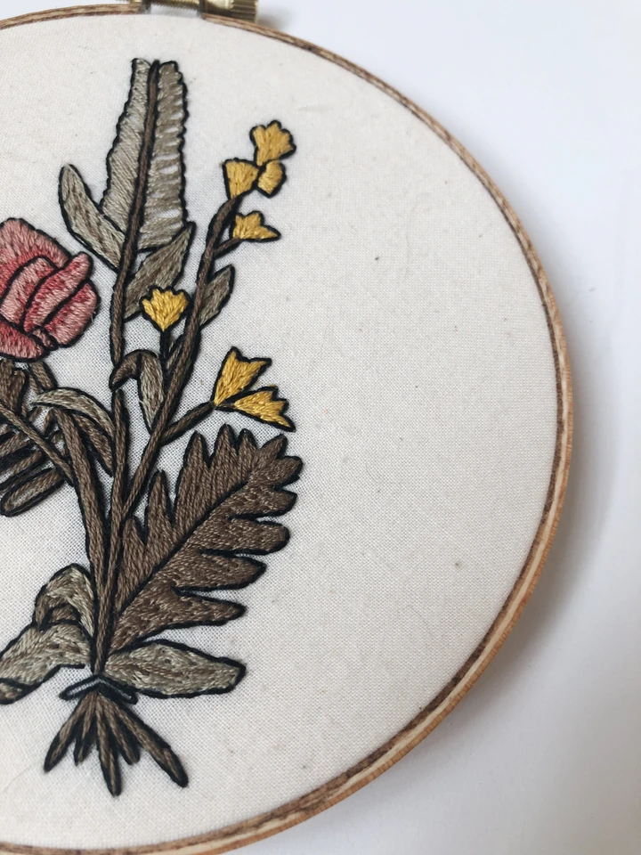 Wildflower - Thistle & Thread Design - Embroidery Kit