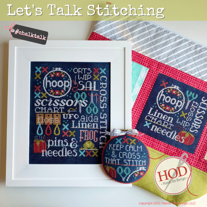 Let's Talk Stitching - Hands On Design - Cross Stitch Pattern