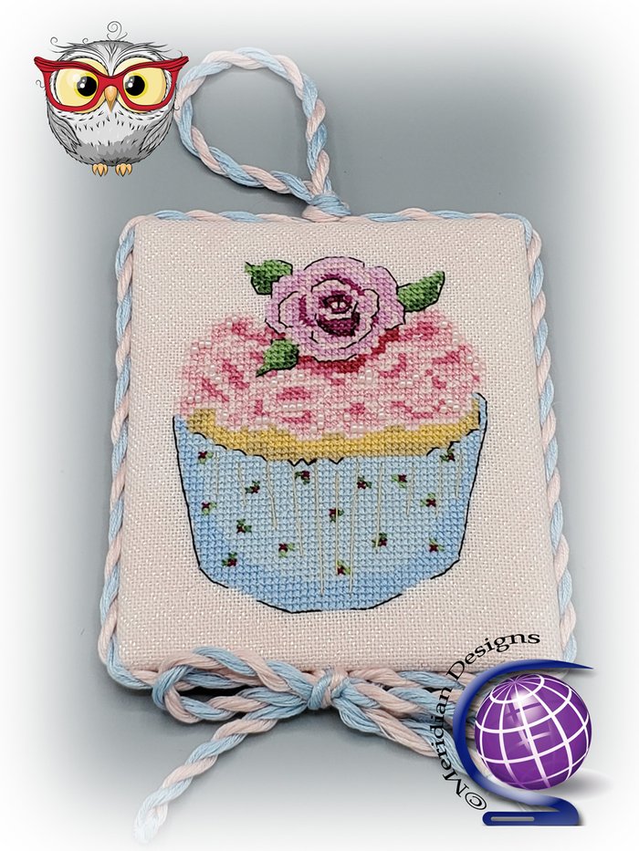 Roses and Vanilla (Bibi's Baguette Bakerie) - Meridian Designs - Cross Stitch Pattern