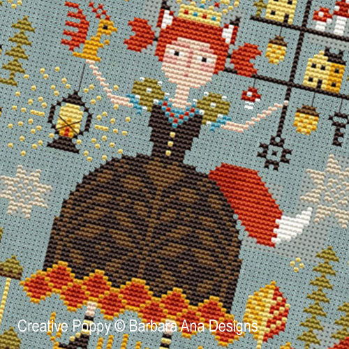 Forest Queen - Barbara Ana Designs - Cross Stitch Pattern