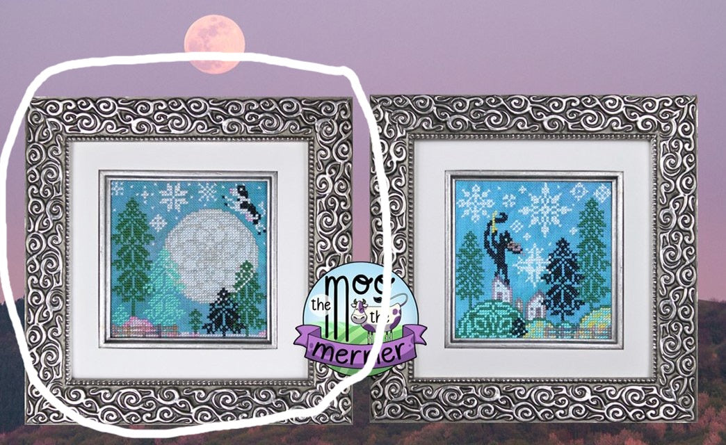 Hey Diddle (The Moo The Merrier) - Ink Circles - Cross Stitch Pattern