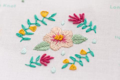 Spring Embroidery Stitch Sampler - Kiriki Press - Embroidery Kit