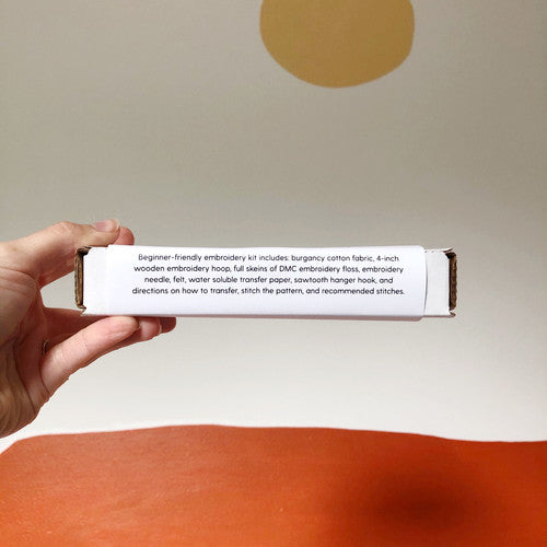 DIY Beginner Embroidery Desert Landscape - MCreativeJ - Embroidery Kit