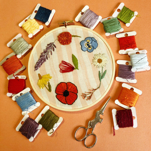 Wildflower Designs Peel, Stick, & Stitch - MCreativeJ - Embroidery Pattern