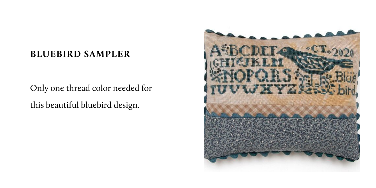 Bluebird Sampler - Heart in Hand - Cross Stitch Pattern