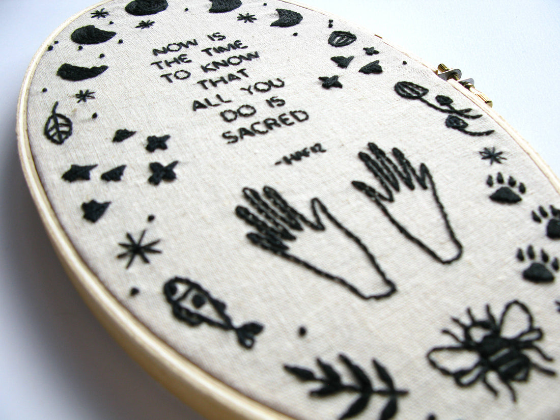 Hafiz - Lori Roberts x Budgiegoods - Embroidery Kit