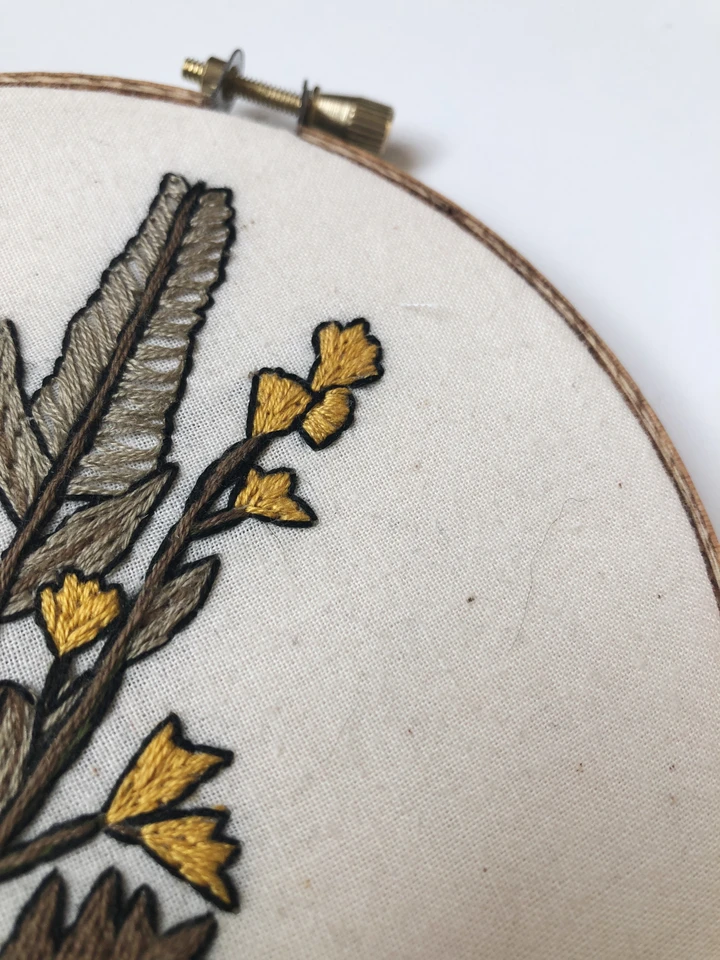 Wildflower - Thistle & Thread Design - Embroidery Kit