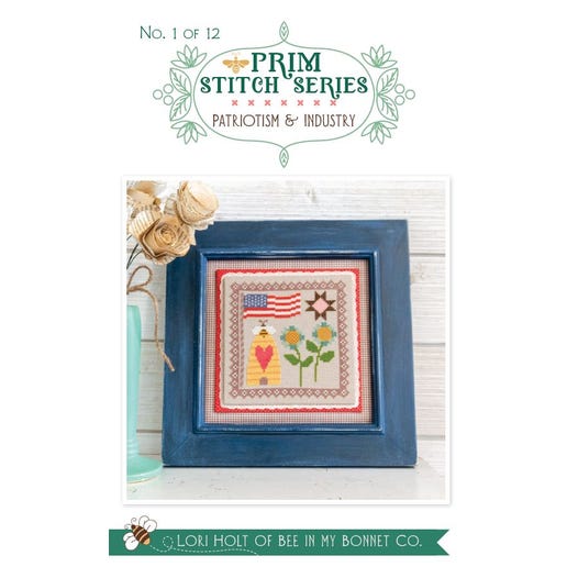 Prim Stitch Series #1 Patriotism & Industry - It's Sew Emma - Cross Stitch Pattern