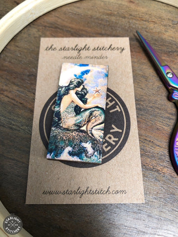 Mermaid Wooden Needle Minders