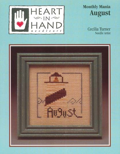 August (Monthly Mania #8) - Heart in Hand - Cross Stitch Pattern