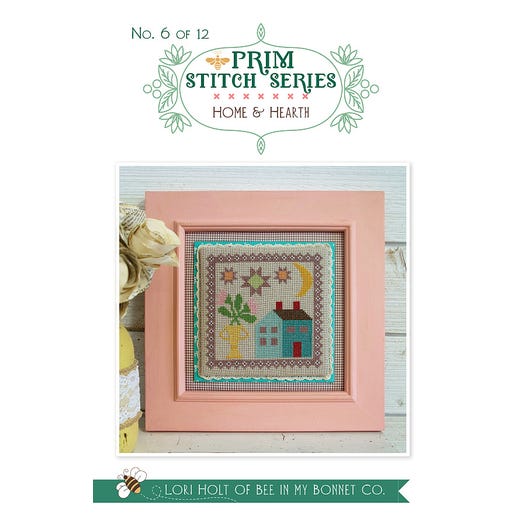 Prim Stitch Series #6 Home & Hearth - It's Sew Emma - Cross Stitch Pattern
