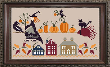 Pumpkins Ride - Stitch-N-Needs - Cross Stitch Pattern