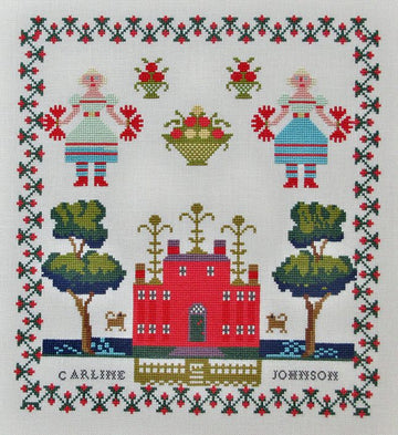 Pom-Pom Girls - Queenstown Sampler Designs - Cross Stitch Pattern