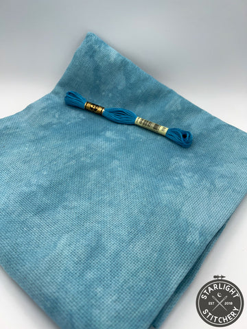 16 ct Aida "Stream" - Fiber on a Whim - Cross Stitch Fabric