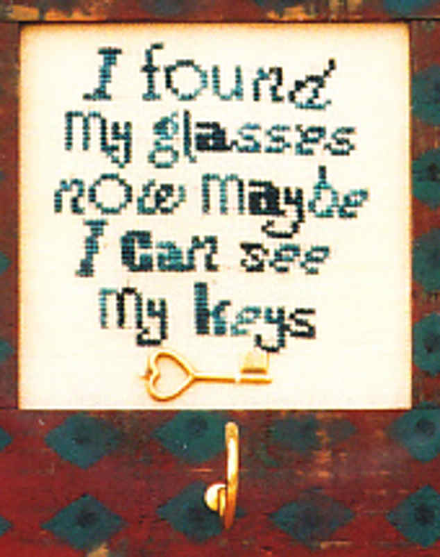 Find My Keys - Sisters and Best Friends - Cross Stitch Pattern