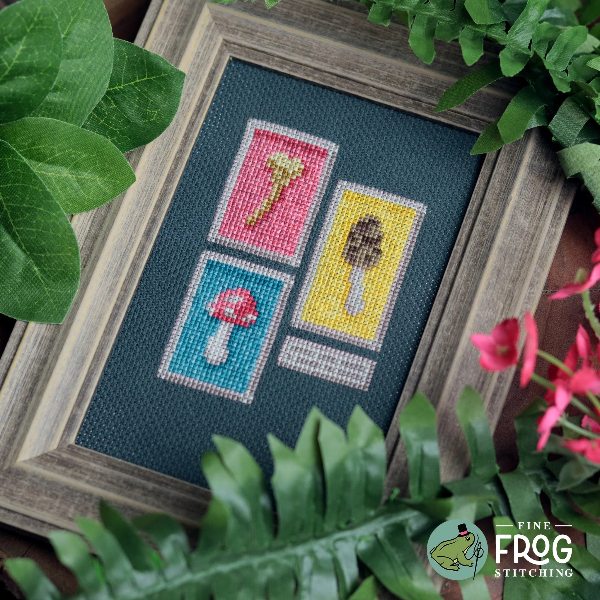 Mushroom Gallery - Fine Frog Stitching - Cross Stitch Pattern