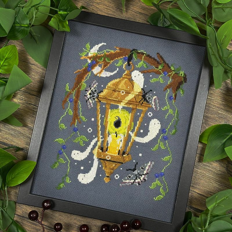 Witch Lantern - The Stitch Crypt - Cross Stitch Pattern [Needlework Marketplace 2025]